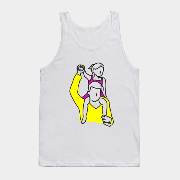 My Father My Hero Tank Top by Qualityshirt